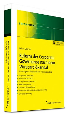 Buchcover "Reform der Corporate Governance nach dem Wirecard-Skandal"