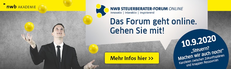 Steuerberater, Forum, StB-Forum, 2020, online