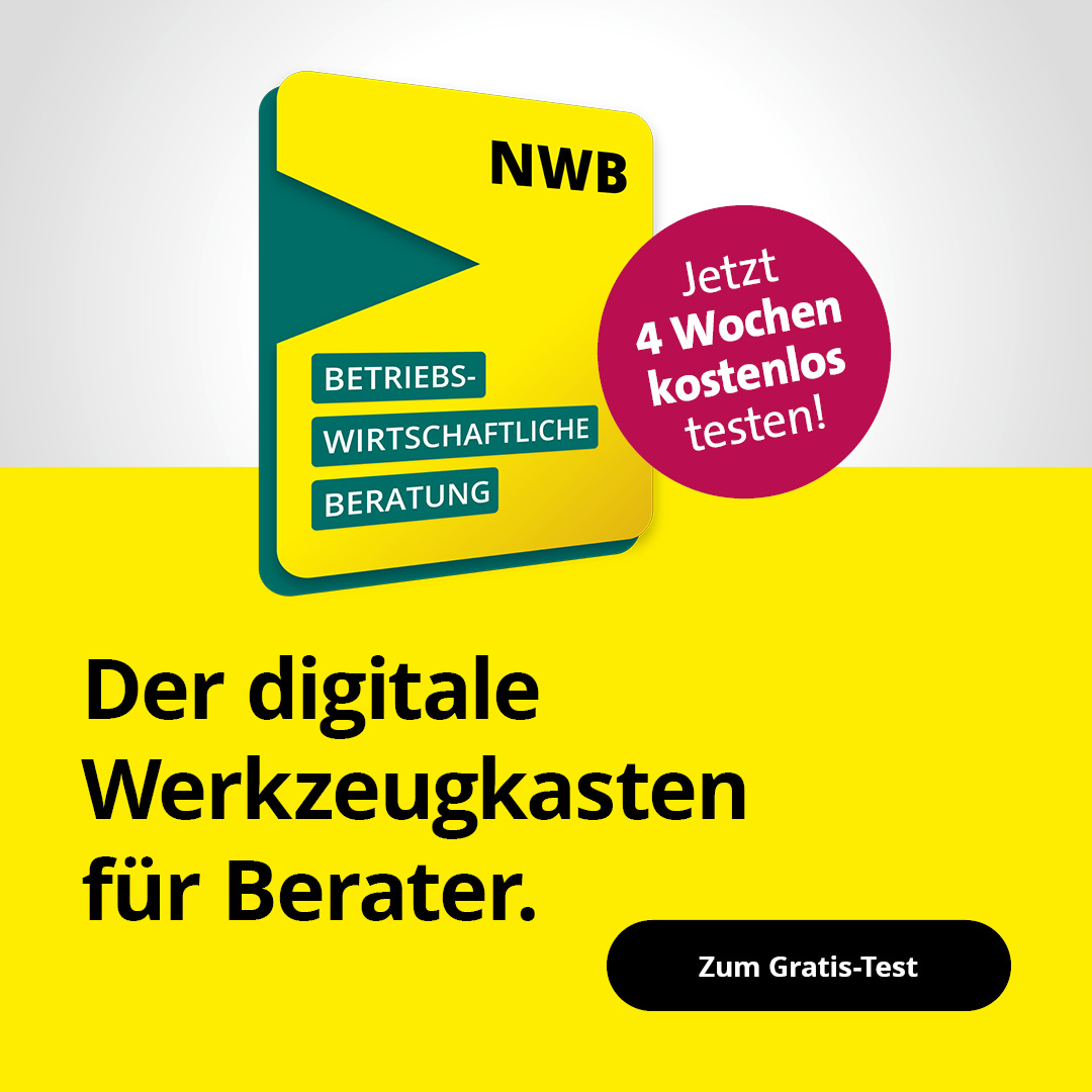 NWB Betriebswirtschaftliche Beratung | Der digitale Werkzeugkasten für Berater.