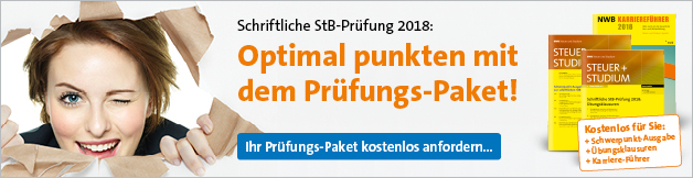 Schriftliche StB-Prüfung 2018: Optimal punkten!