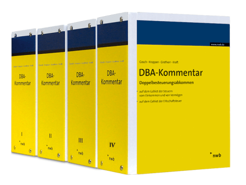 Buchcover "DBA-Kommentar"