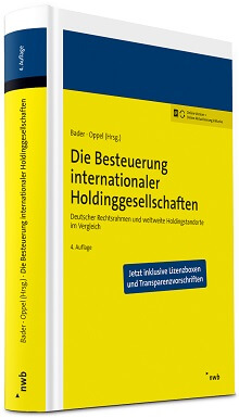 Buchcover "Die Besteuerung internationaler Holdinggesellschaften"