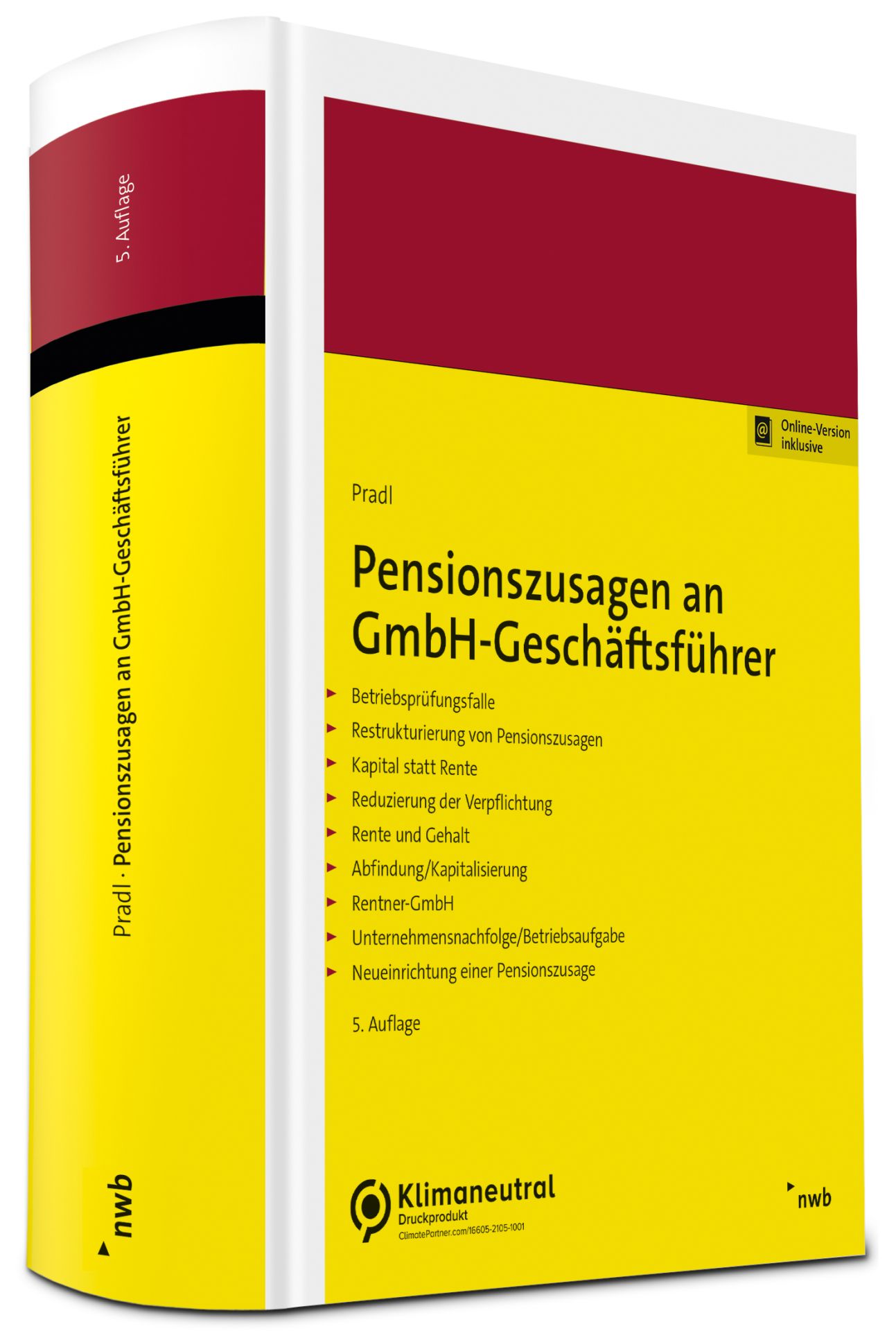 Buch Pensionszusagen an GmbH-Geschäftsführer