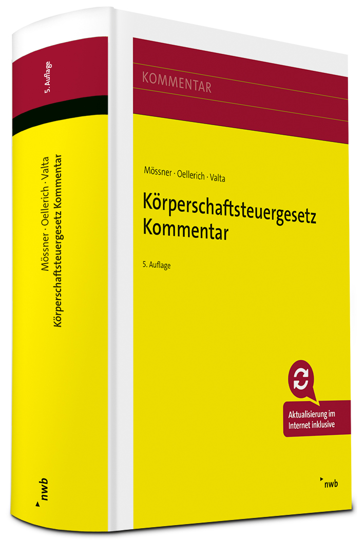 Buchcover "Körperschaftsteuergesetz Kommentar"