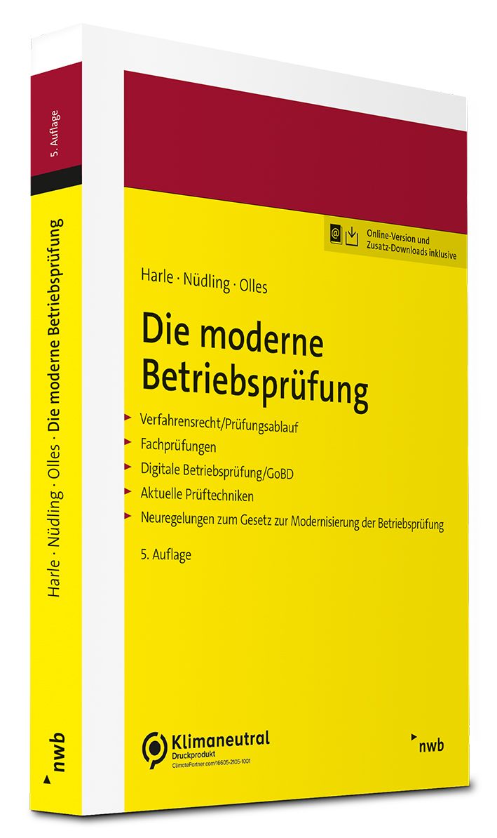 Buchcover Die moderne Betriebsprüfung