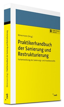 Buchcover "Praktikerhandbuch der Sanierung und Restrukturierung"