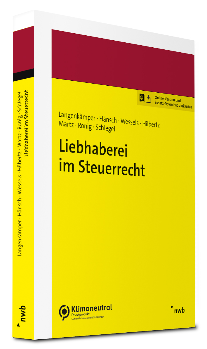 Buchcover "Liebhaberei im Steuerrecht"
