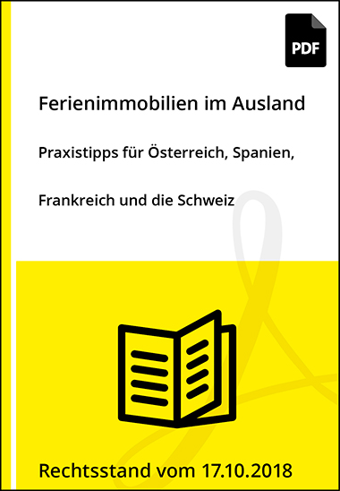 NWB, NWB Verlag, Ferienimmobilien im Ausland, Österreich, Spanien, Frankreich, Schweiz
