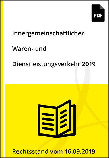NWB, NWB Verlag, innergemeinschaftlicher Waren- und Dienstleistungsverkehr 2019