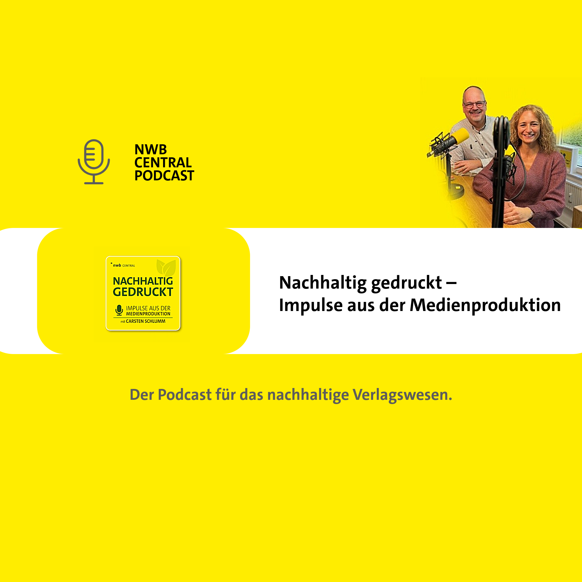Podcast zur nachhaltigen Medienproduktion von NWB Central