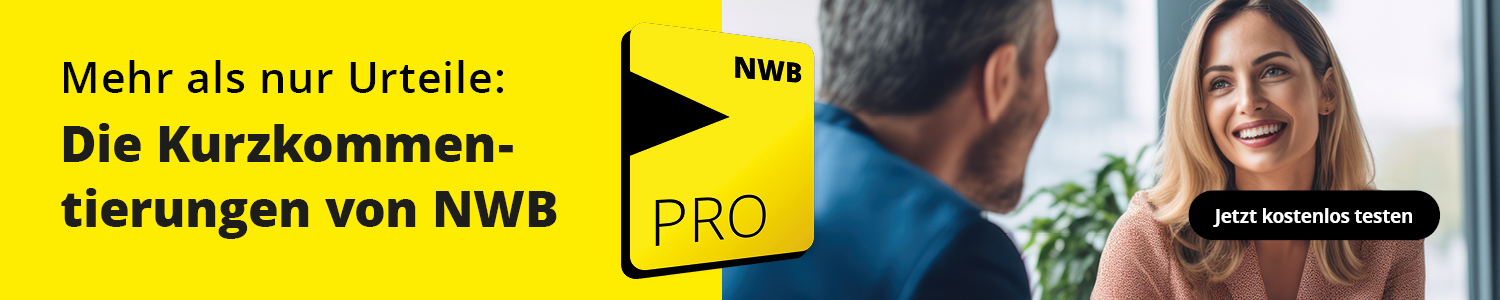 Lächelnde Frau - Thema: NWB PRO Kurzkommentierung