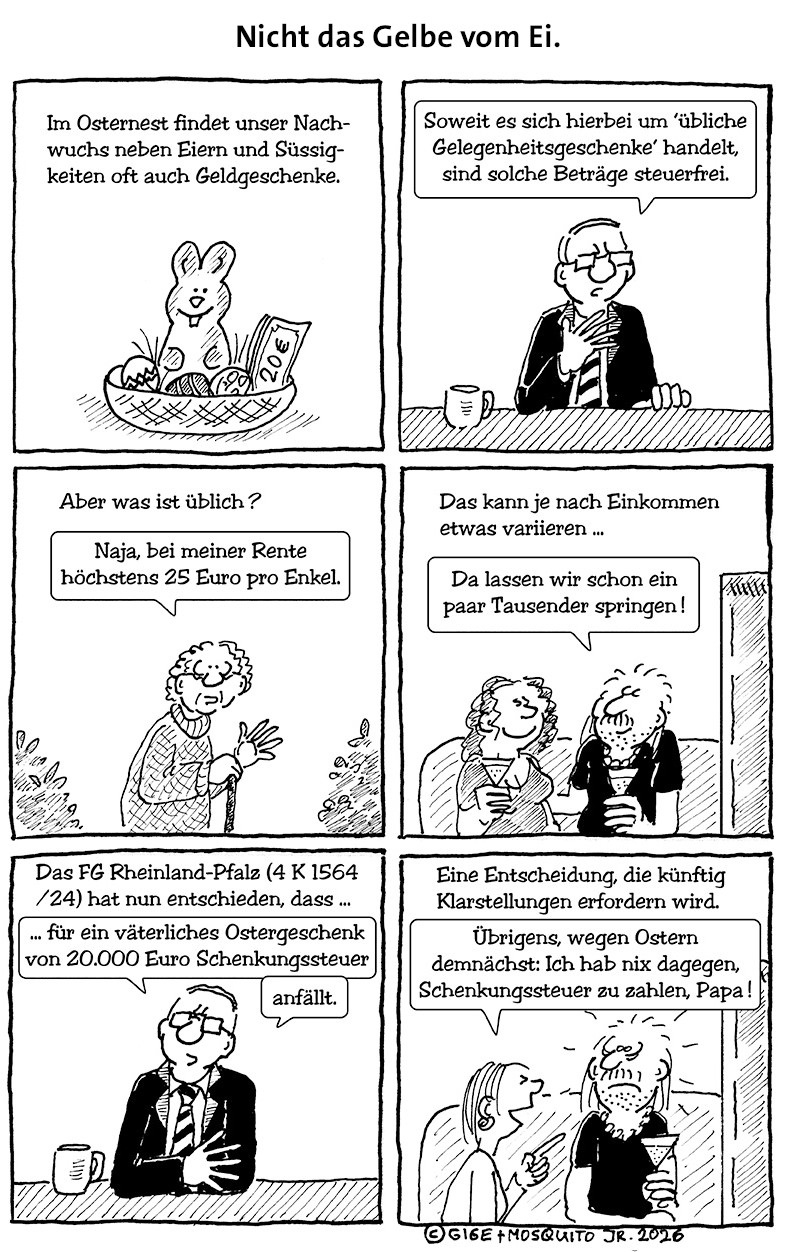 Cartoon des Monats März 2026