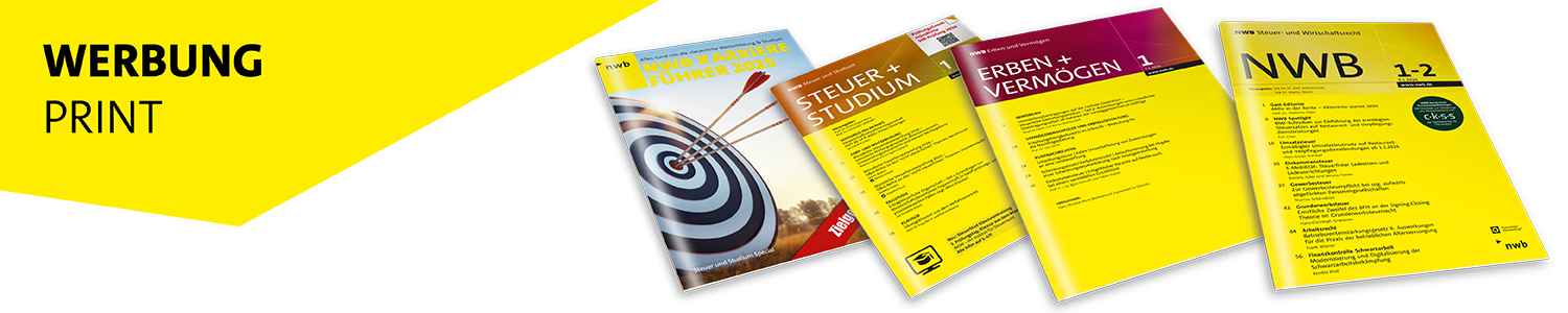 Media Sales - Printzeitschriften von NWB