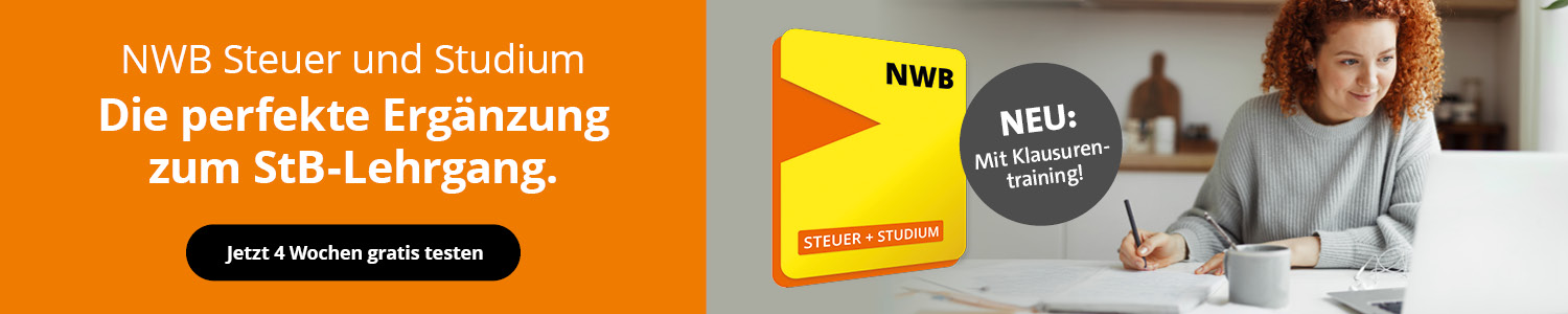 NWB Steuer und Studium