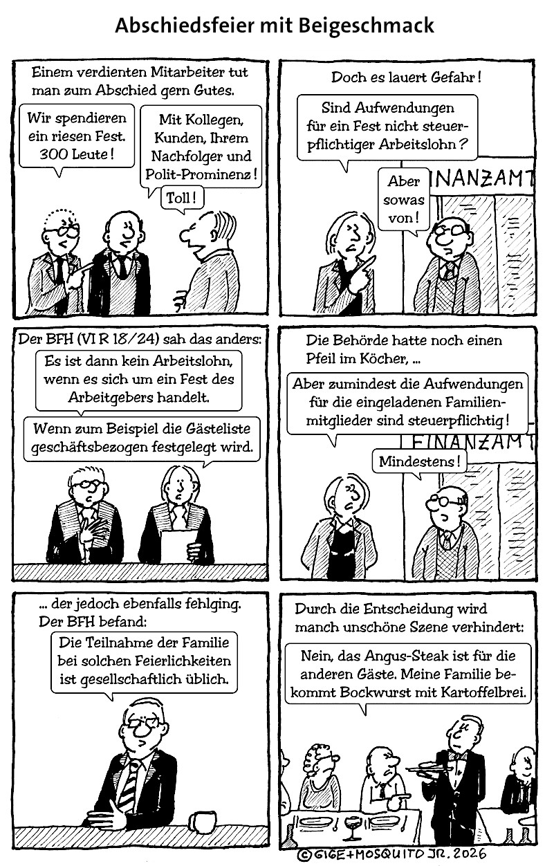 Cartoon des Monats April 2026