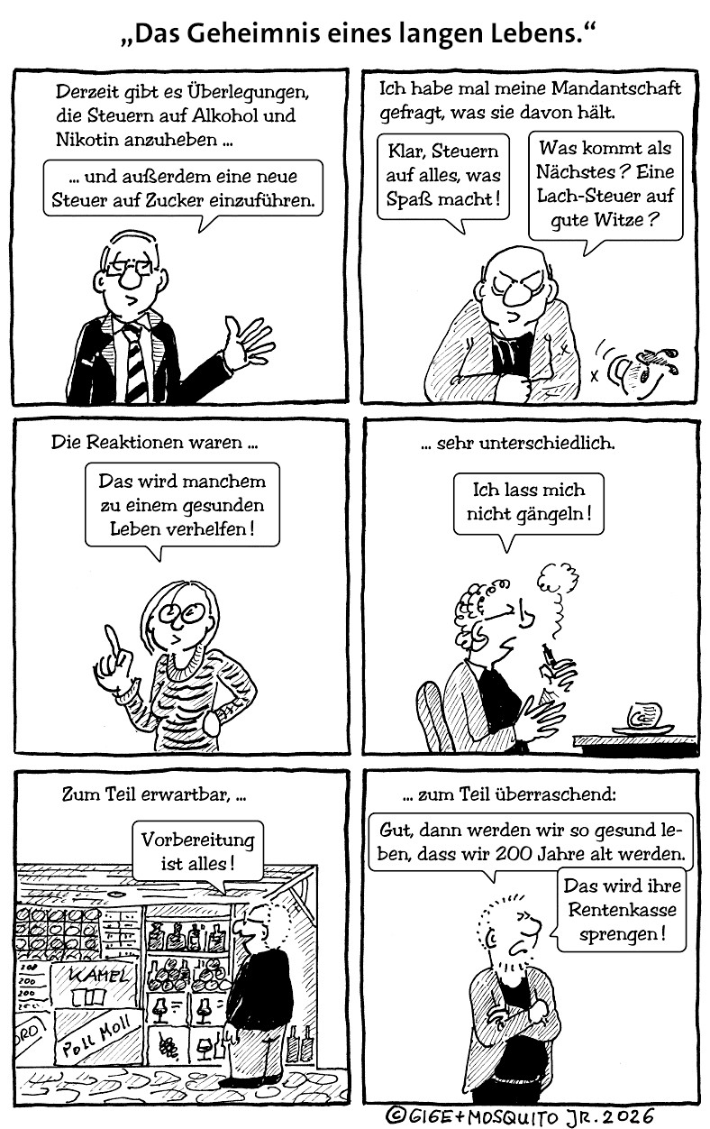 Cartoon des Monats Februar 2026