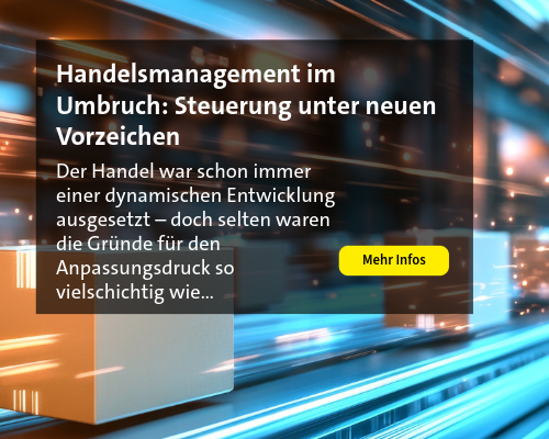 Paket auf Fließband - Thema: Handelsmanagement
